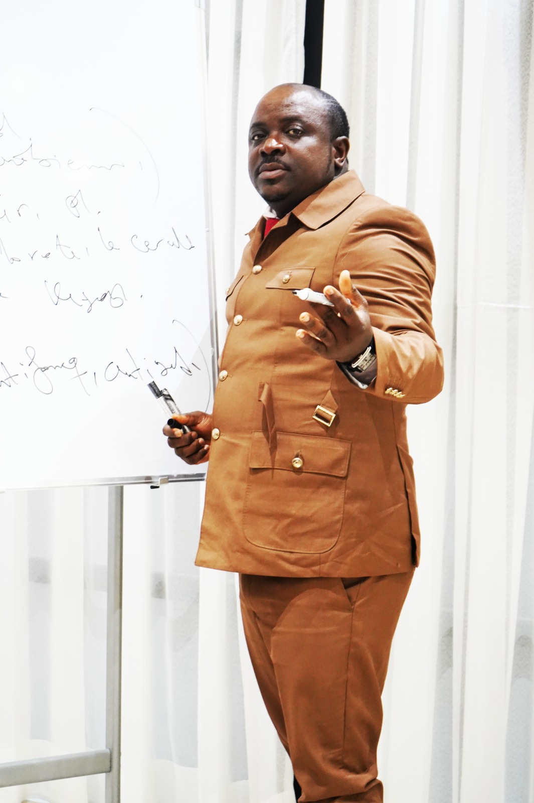 Prof Tagro en action
